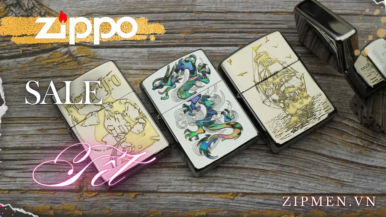 Sale zippo tri ân ngày Tết | Bật lửa zippo chính hãng giá rẻ