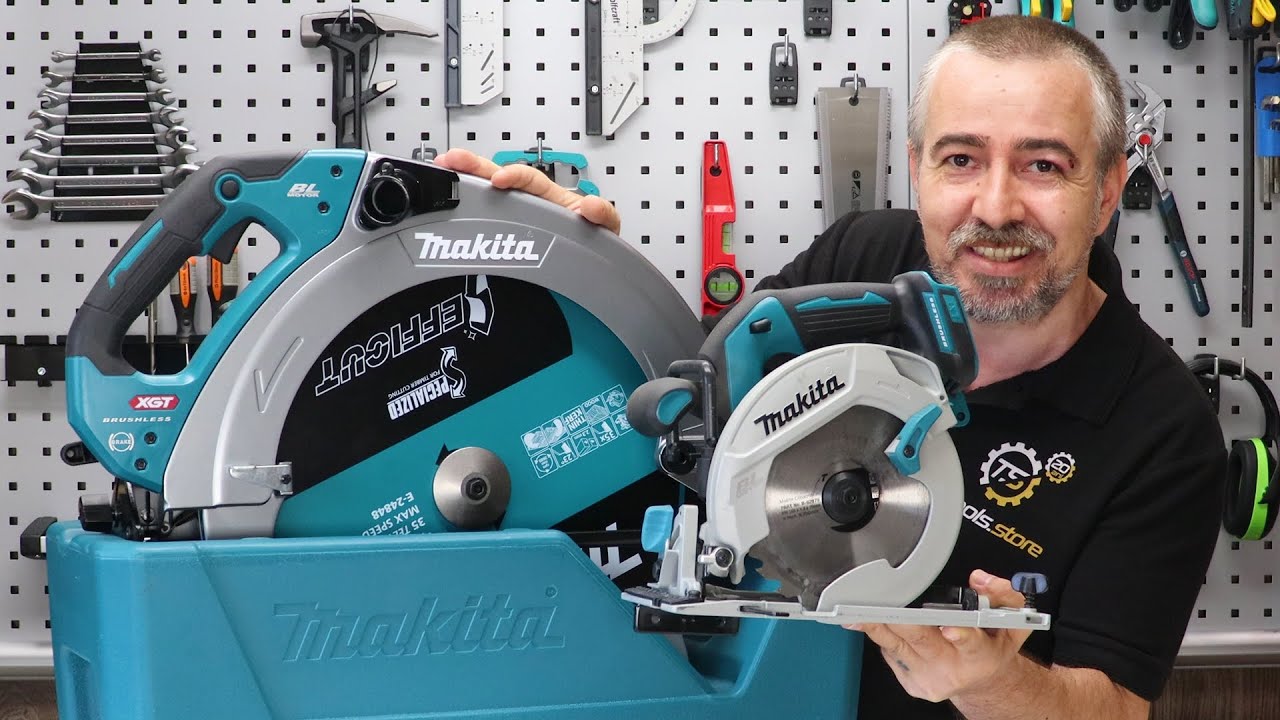 Asa arata cel mai mare circular cu acumulator din lume. Makita HS013G, 415mm