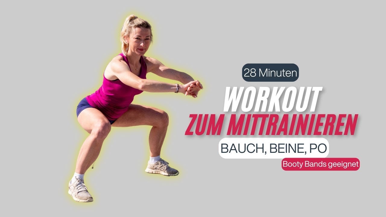28 MINUTEN BAUCH, BEINE & PO WORKOUT - Booty Bands geeignet // fit.physio.katrin
