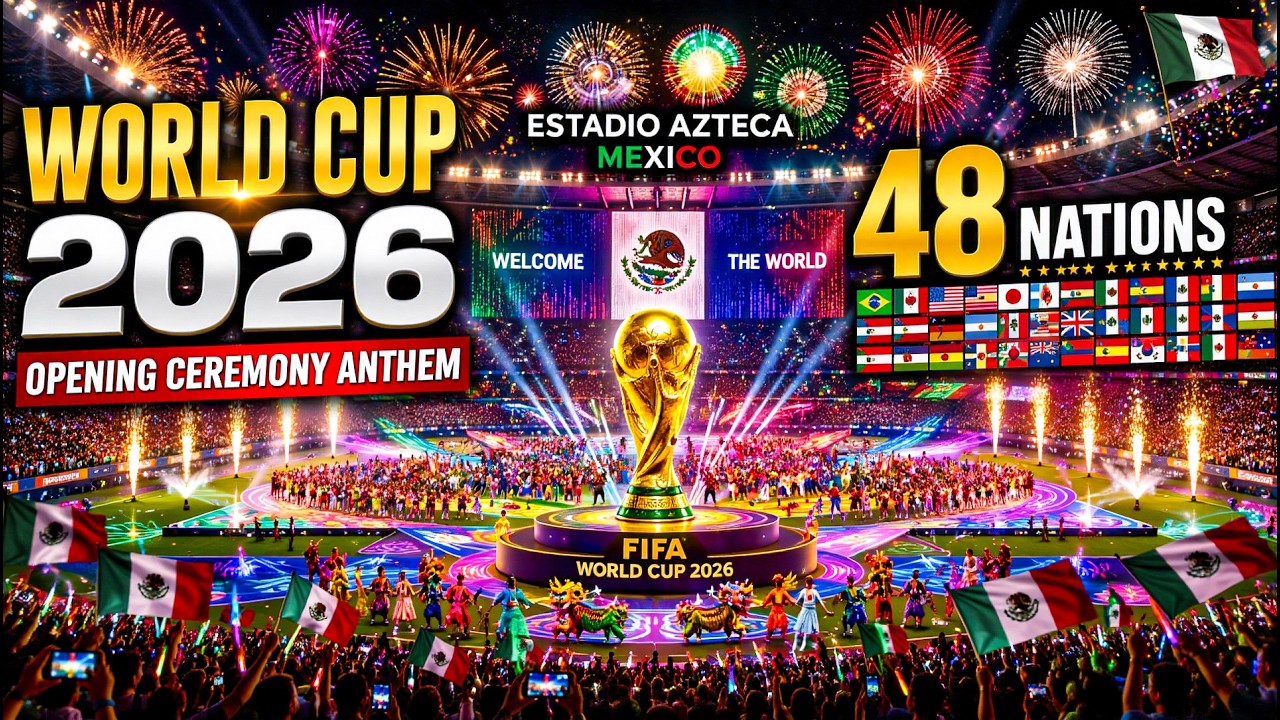 🏆 WORLD CUP 2026 OPENING CEREMONY ANTHEM 🌎 48 Nations Unite | Epic Football Festival