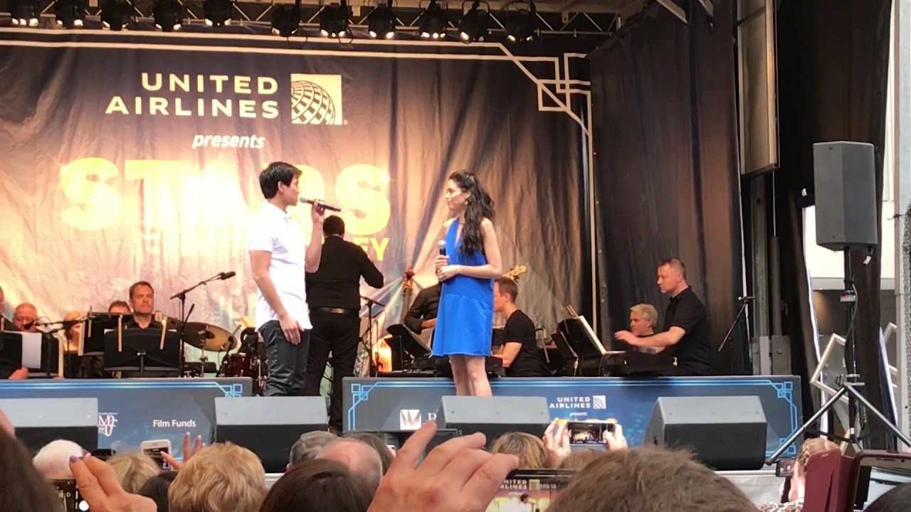 Aladdin's Telly Leung and Arielle Jacobs sing A Whole New World