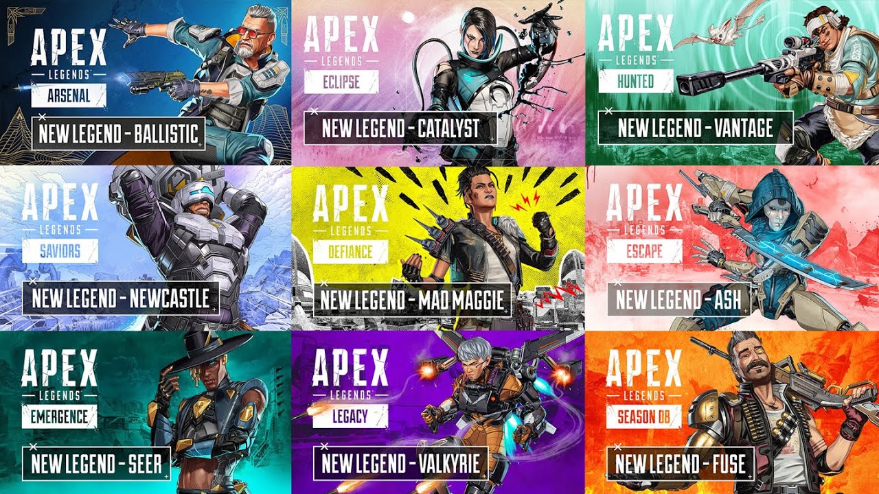 Трейлеры всех персонажей Apex Legends 4K