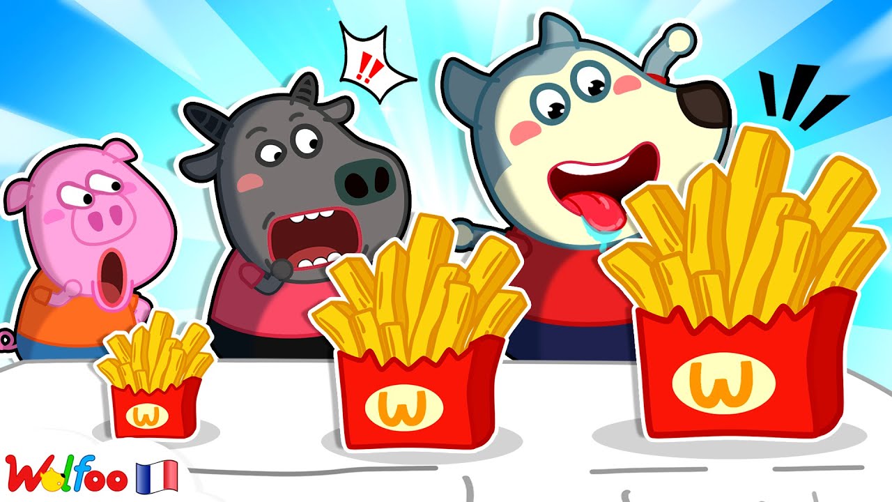 Frites McDonald's Grandes, Moyennes Et Petites 🍟 Dessin Anim&eacute; Pour B&eacute;b&eacute; 🎉 Collection D'&eacute;pisodes