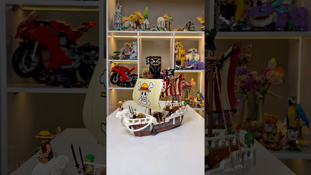 LEGO One Piece The Going Merry Pirate Ship Speed Build! #lego #rlfm #75639 #reviews #speedbuild