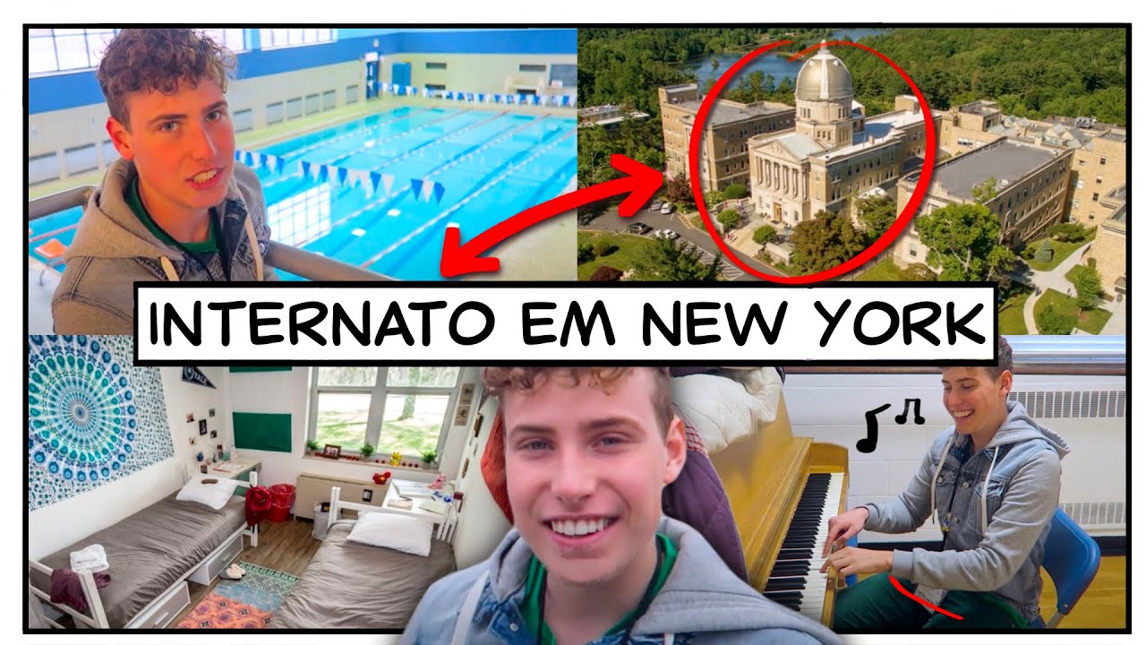 TOUR NO MEU INTERNATO (escola) EM NOVA YORK | Igor Saringer