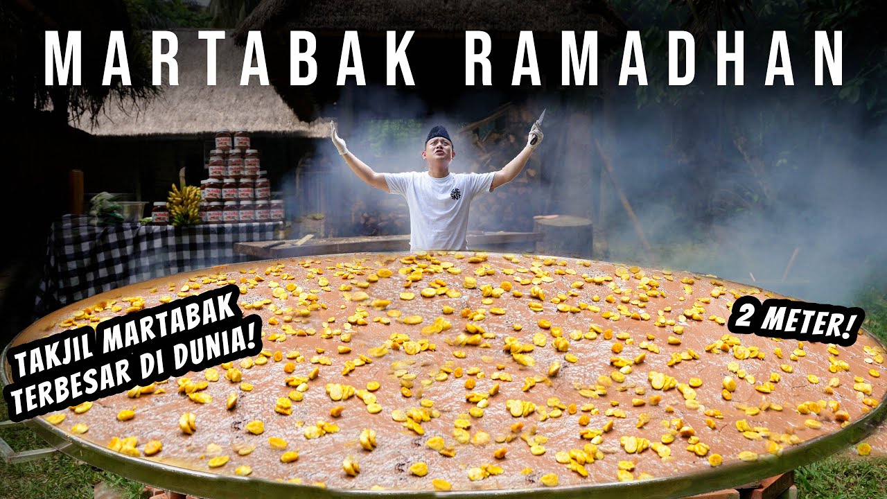 TAKJIL PUASA TERNIAT!! MARTABAK 2 METER 100KILO!!