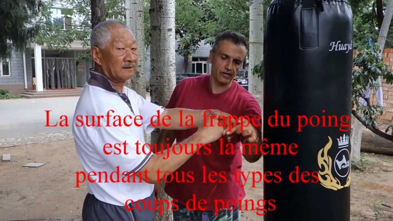 Yi Quan : the use of the fist. Utilisation du poing : Master Cui RuiBin