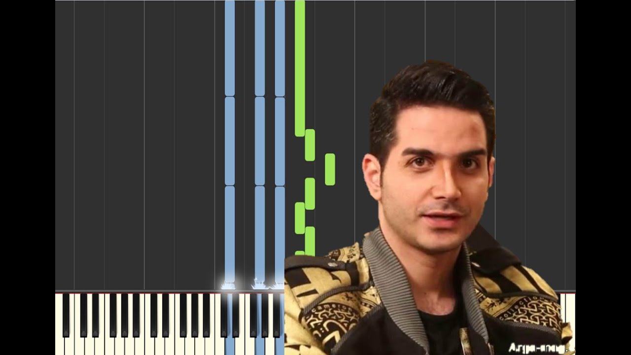 Mohsen Yeganeh - Behet Ghol Midam - Amoozesh Piano Irani - محسن یگانه - بهت  قول میدم -  آموزش پیانو