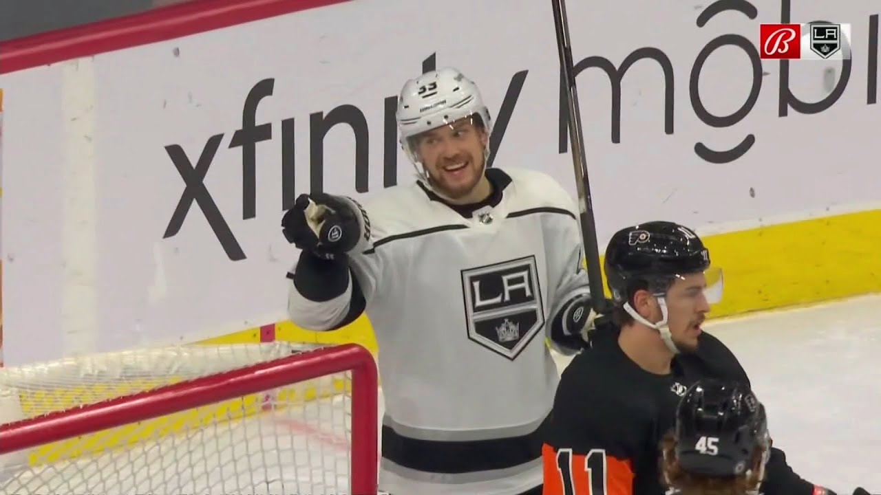 Sean Durzi slips a slick backhand pass to Viktor Arvidsson for a tap-in goal.