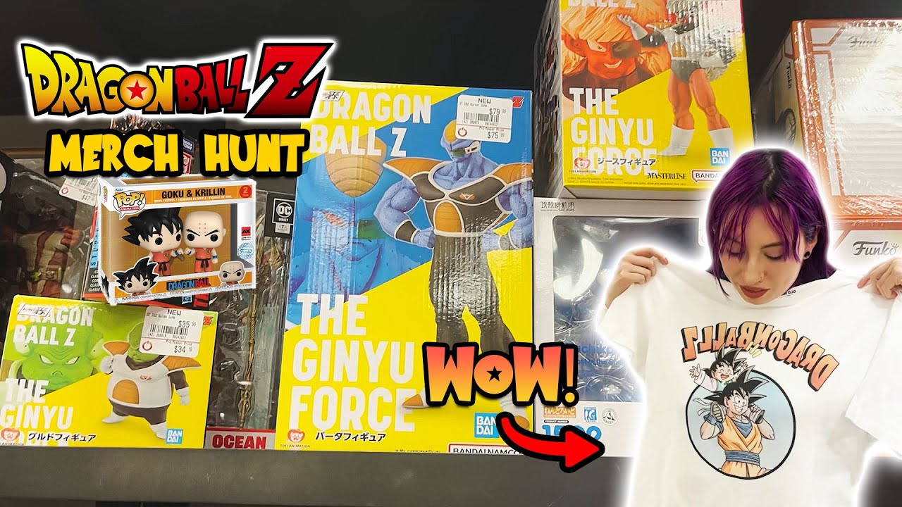 Dragon Ball Merch Hunt - MALL ADVENTURES FOR DRAGON BALL MERCHANDISE (Figures, Apparel & More)