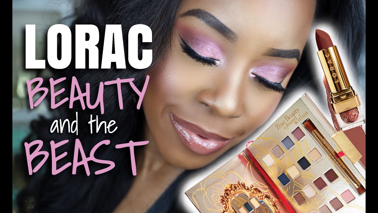 NEW! LORAC DISNEY BEAUTY AND THE BEAST COLLECTION | REVIEW! | Andrea Renee