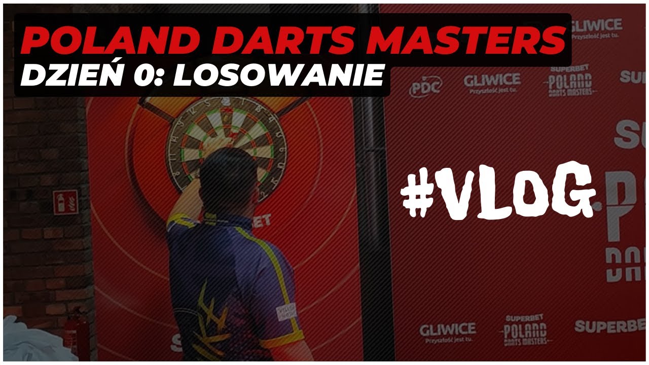 🎥 VLOG: Poland Darts Masters 2024 - dzień 0: LOSOWANIE #darterskieTurnieje