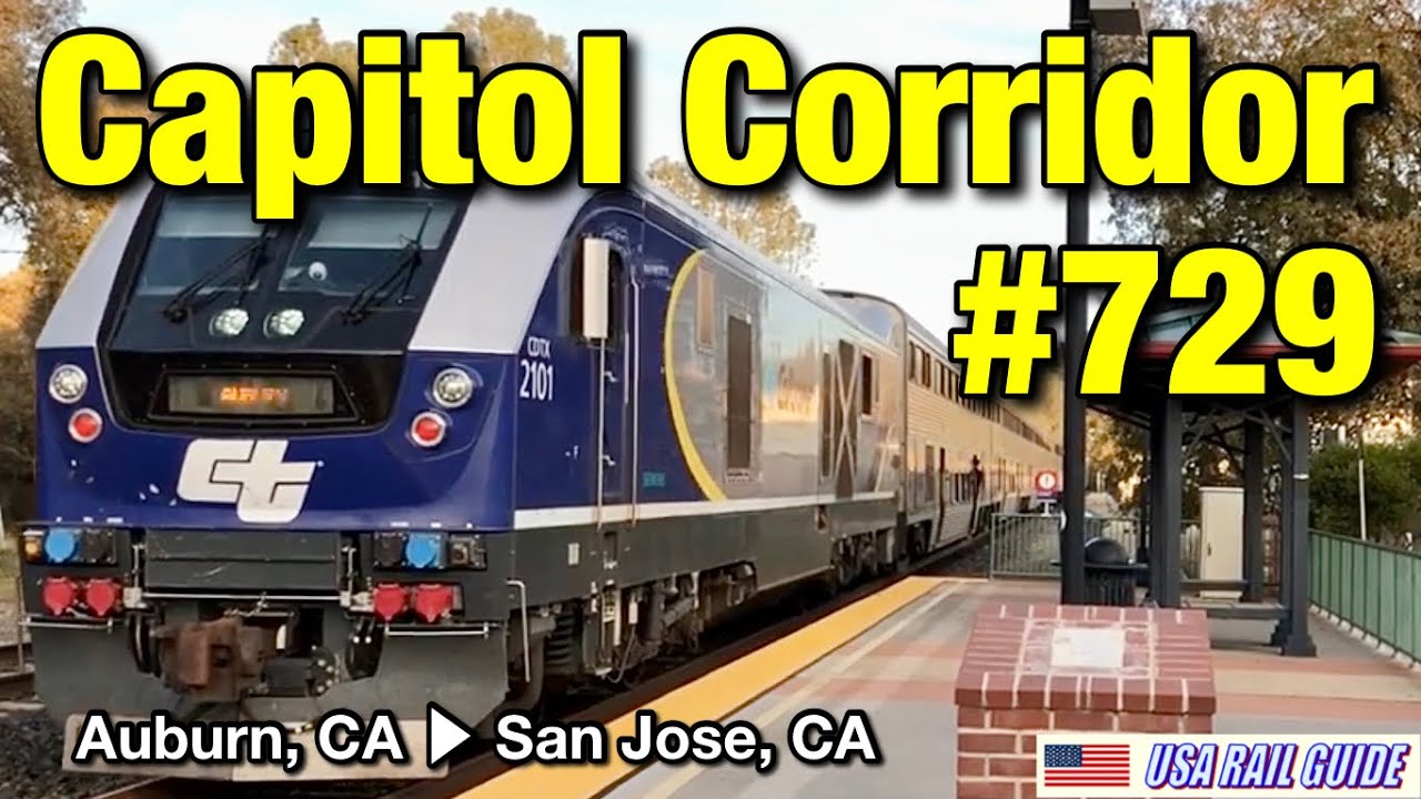 [ Amtrak Train Ride ] All 18 stops, Complete Trip Report, ARN-SJC