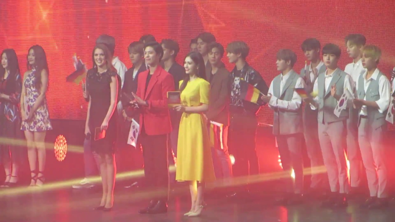 KBS Music Bank Berlin - Artists Introduction and Beginning (fancam focus: Taemin)