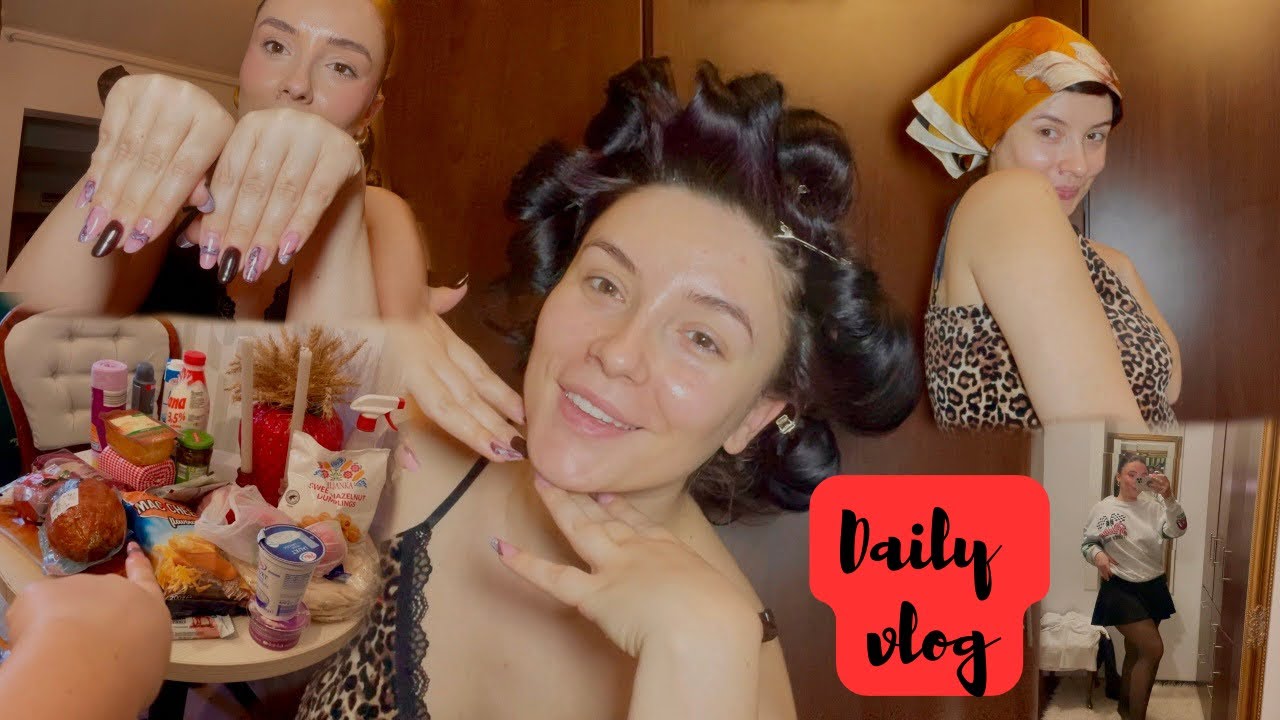 Daily Vlog | Haul Lidl | Unghii noi | Cum arata o zi relaxanta pentru mine |