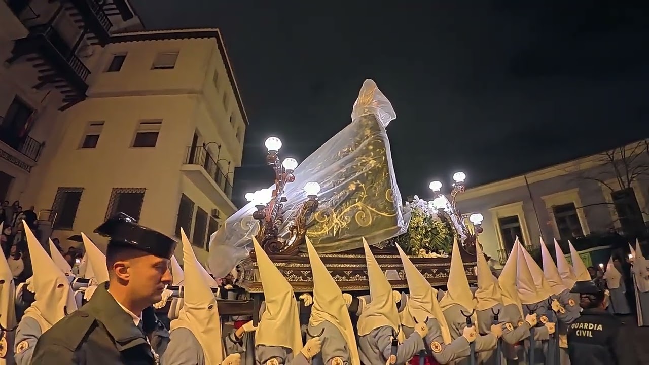 Ntra. Señora de la Amargura con San Juan por la curva de la Audiencia. Semana Santa de Cuenca 2025