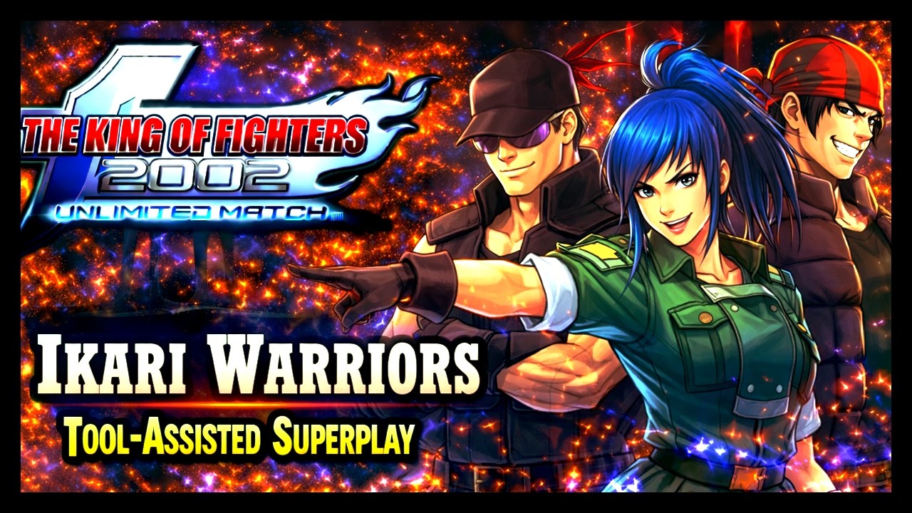 【TAS】KOF 2002 UNLIMITED MATCH (PS2) - IKARI WARRIORS \ LEONA \ RALF \ CLARK