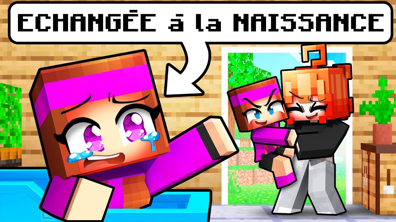 Anna a été échangée à la naissance sur Minecraft !