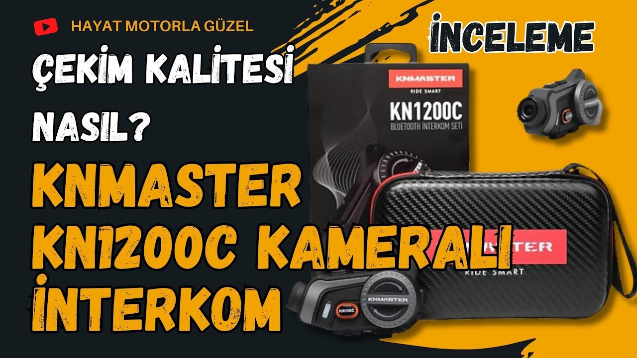 Kameralı İnterkom KNMASTER KN1200C Modelini İnceledik | Çekimi Nasıl?| Hayat Motorla Güzel