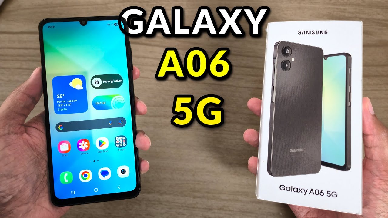 GALAXY A06 5G - O NOVO BARATINHO COM 5G, TELA 90HZ E PROCESSADOR MAIS RÁPIDO