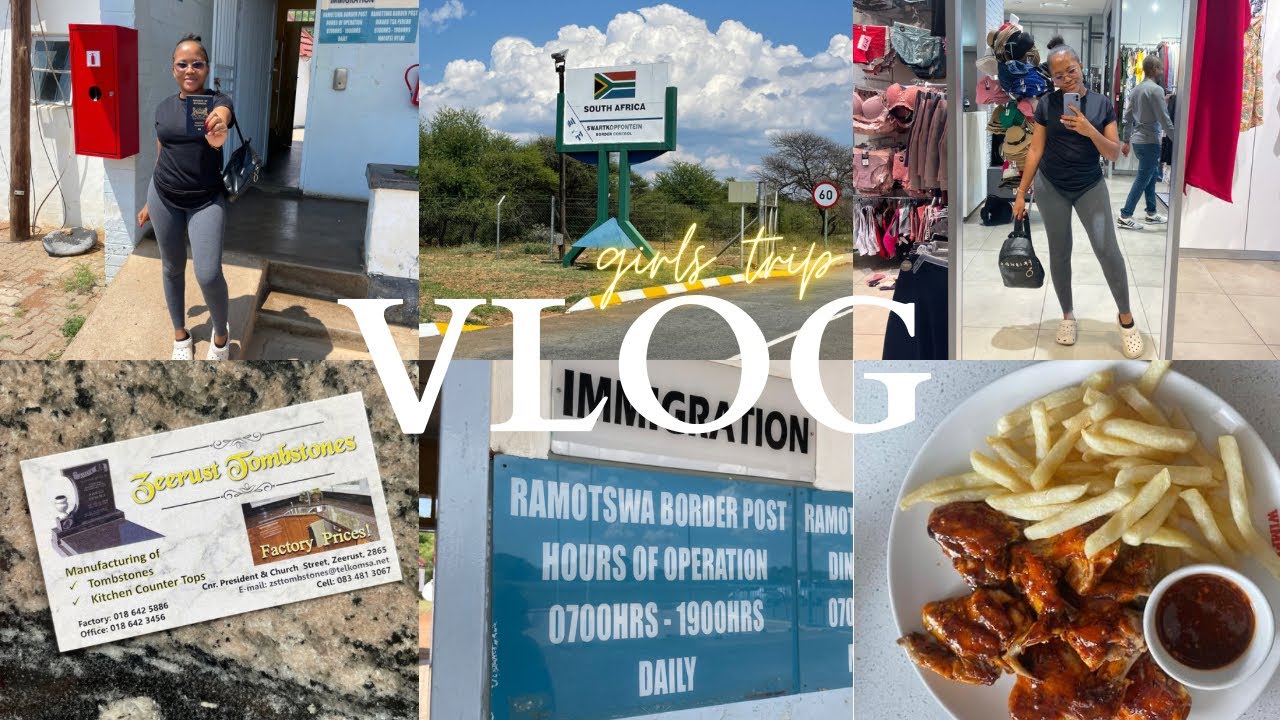 VLOG: DAY TRIP TO ZEERUST SOUTH AFRICA | MOTSWANA YOUTUBER #roadto500subscribers