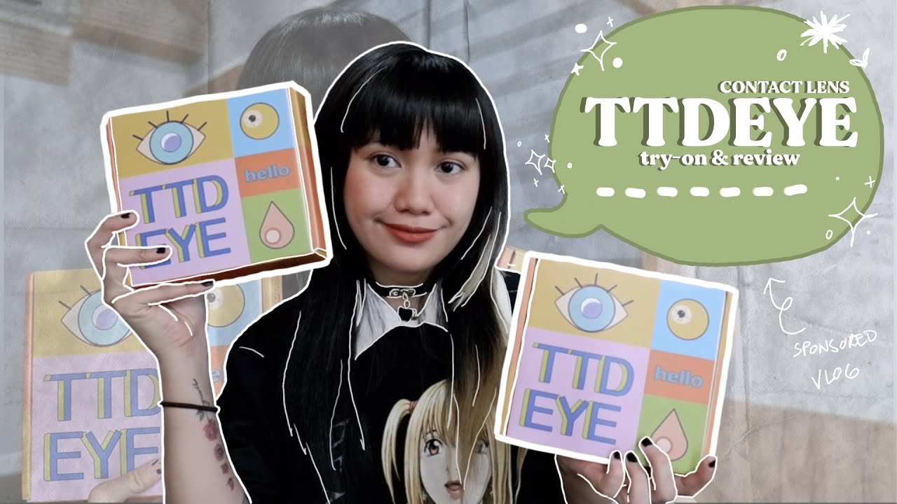 TTDEYE CONTACT LENS TRY-ON & REVIEW VLOG 👁️✨ | Ar. Kwin Yamashita 
