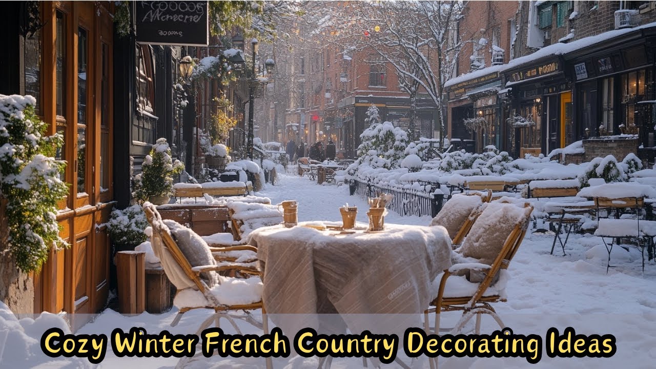 Уютные зимние идеи декора во французском стиле | Вечное очарование вашего дома