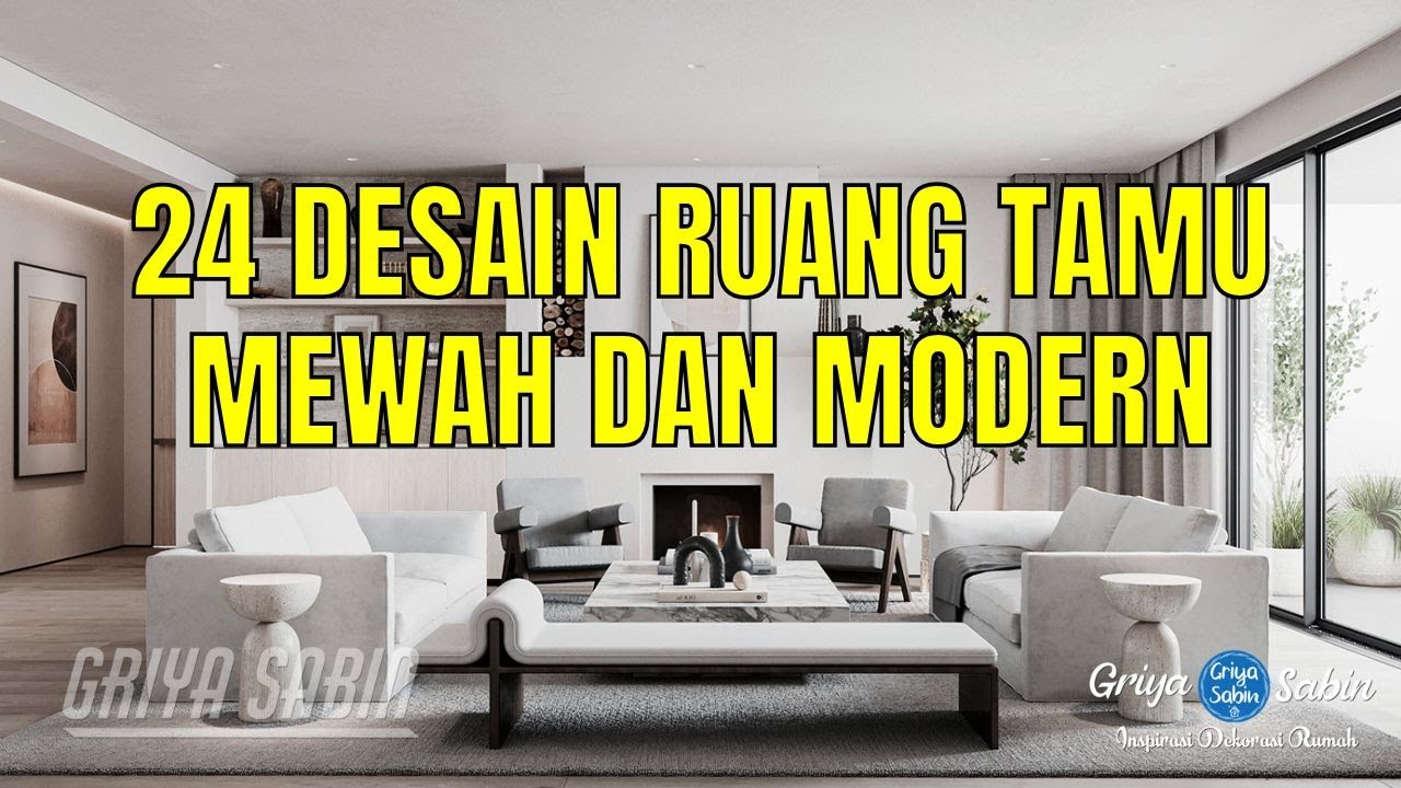 24 Desain Ruang Tamu Mewah Dan Modern Rumah Minimalis Masa Kini