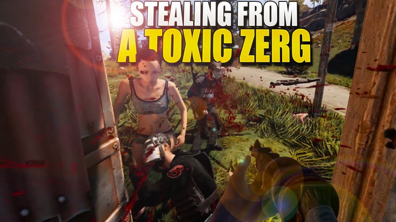 STEALING FROM A TOXIC ZERG (Rust)