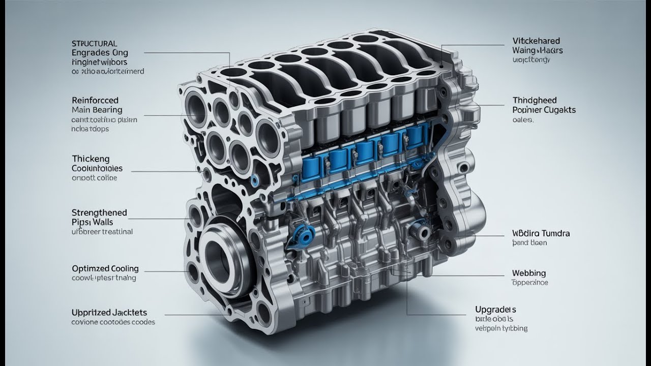 Inside the Design The Reinforced Engine Block of the 2026 Toyota Tundra