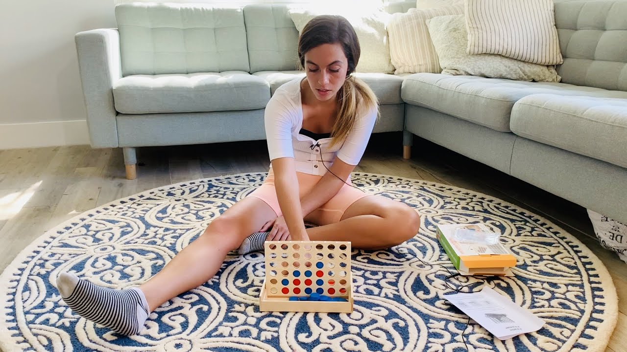[ASMR] Game Board Night - Lets Play Connect 4