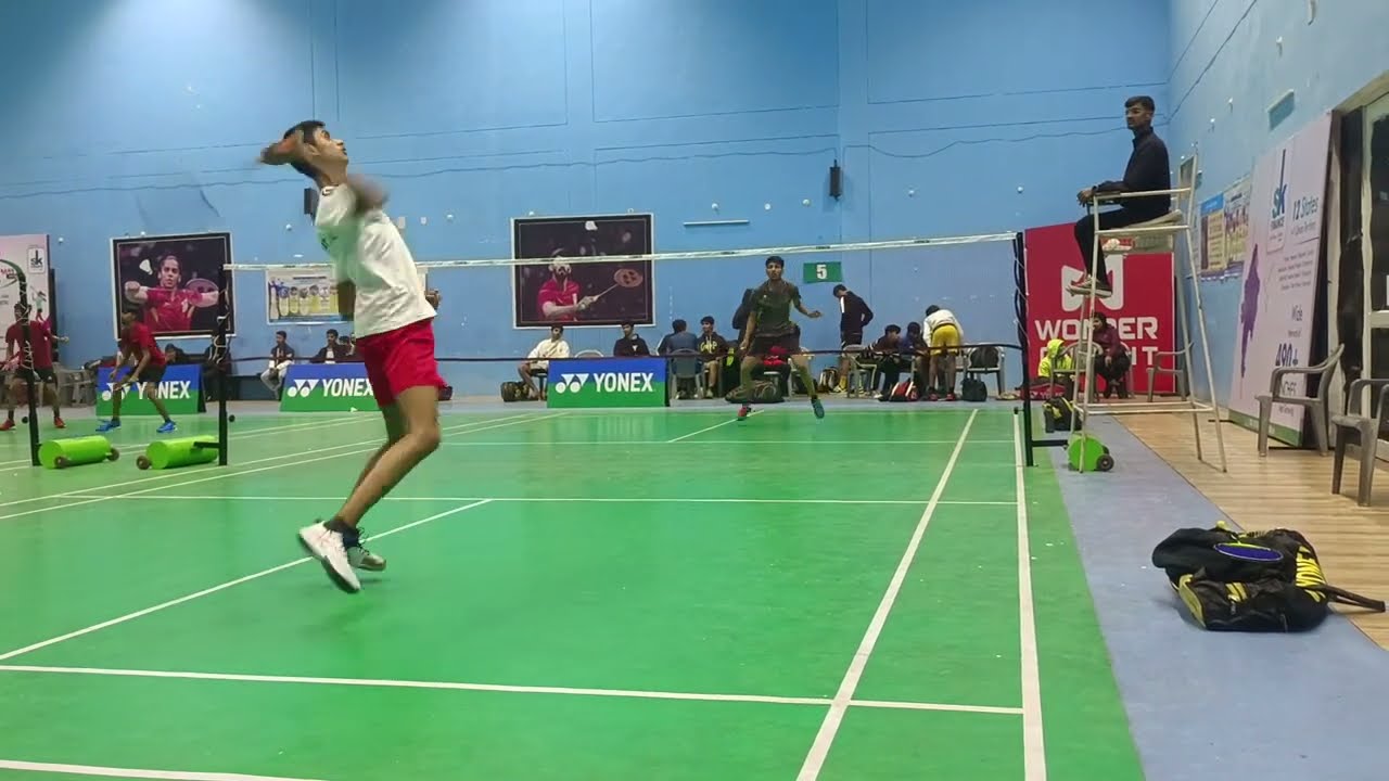 singles badminton match #badminton #match #bwf #badmintonmatch #badmintonplayer
