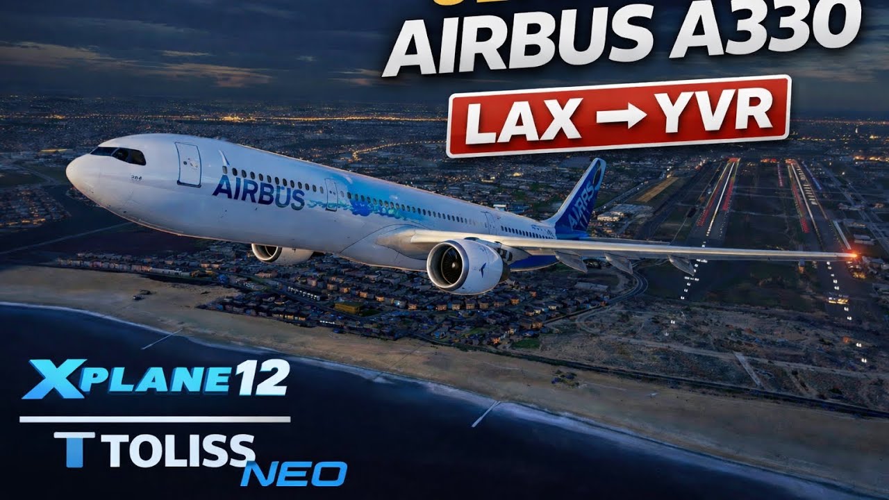 30 Minutes of PURE Airbus A330 Realism ✈️ | LAX → Vancouver