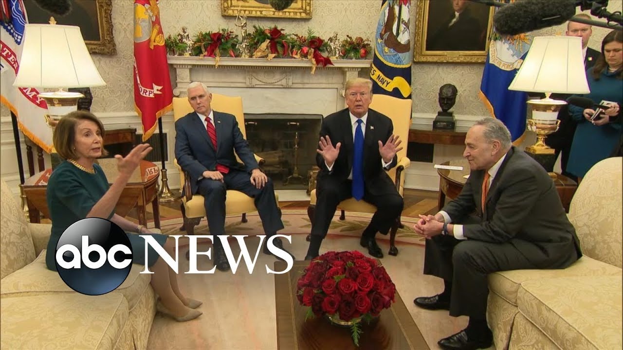 Trump, Schumer, Pelosi publicly spar over border security