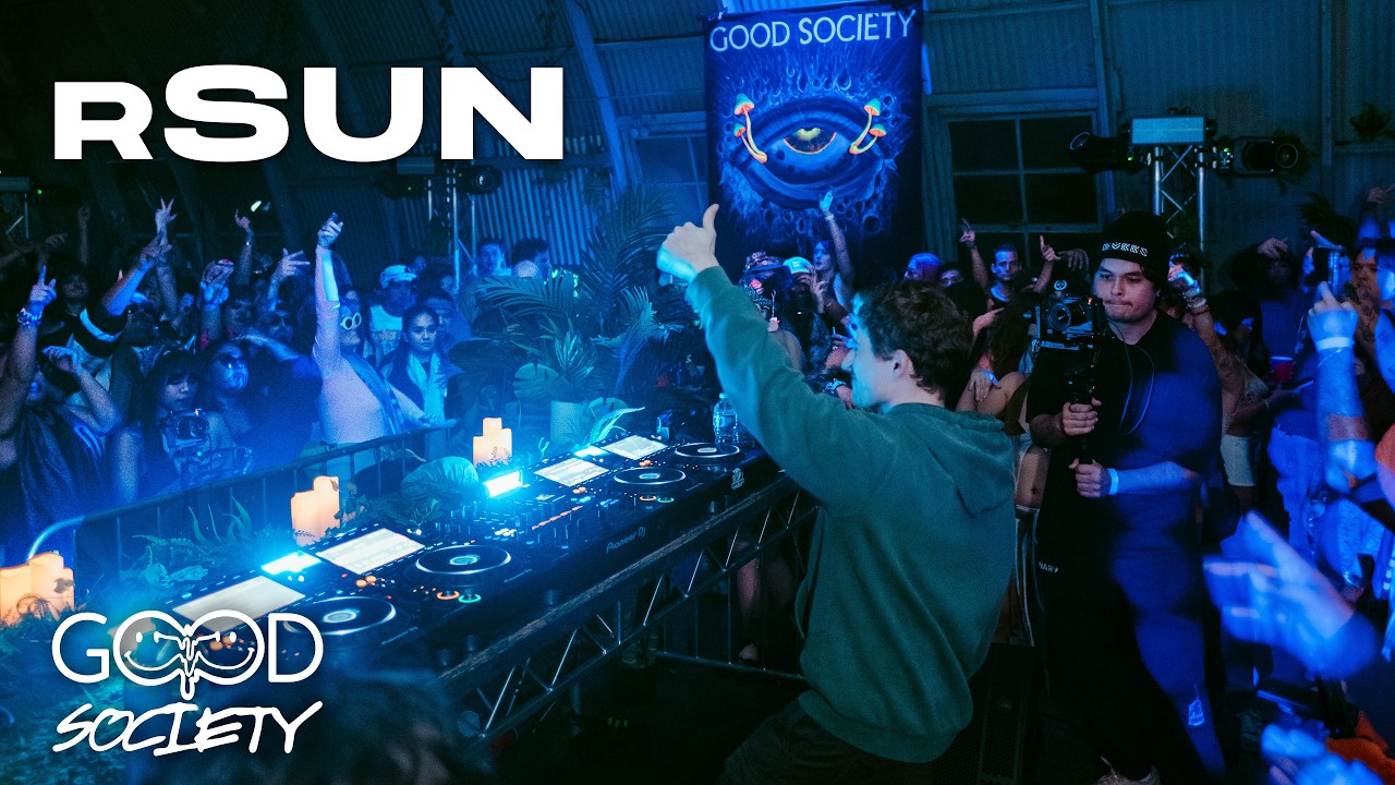 rSUN Drops Beautiful Bangers in an Airplane Hangar at Good Society