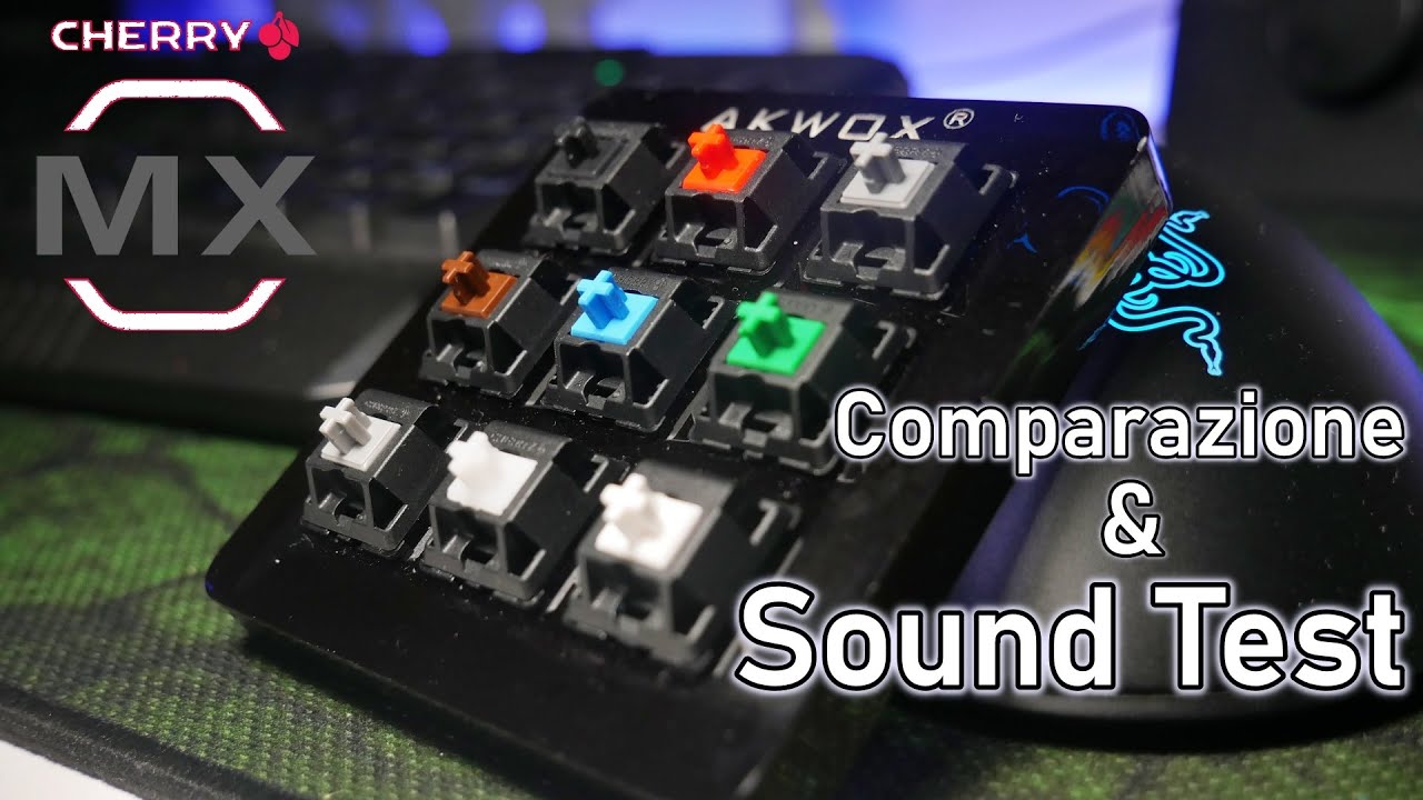 CHERRY MX | Switches comparision & Sound Test