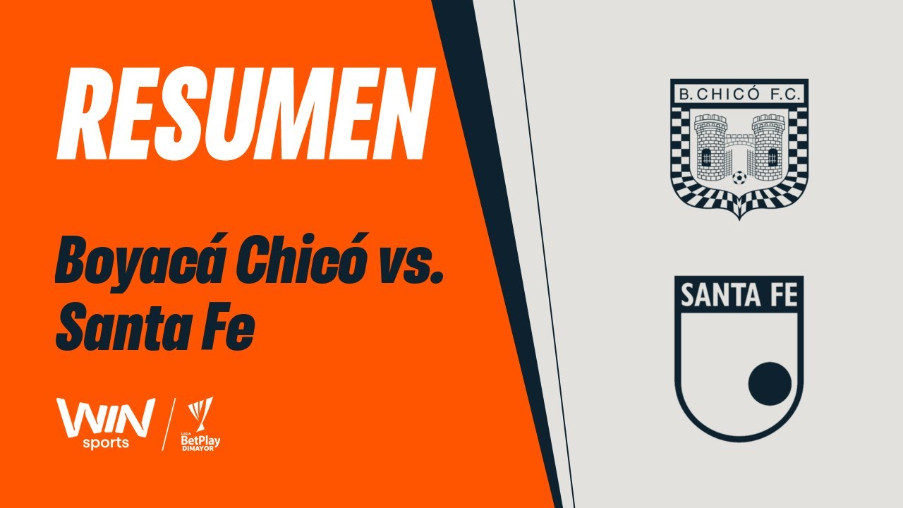 Boyacá Chicó vs. Santa Fe (resumen y goles) | Liga BetPlay Dimayor 2026-1 | Fecha 4