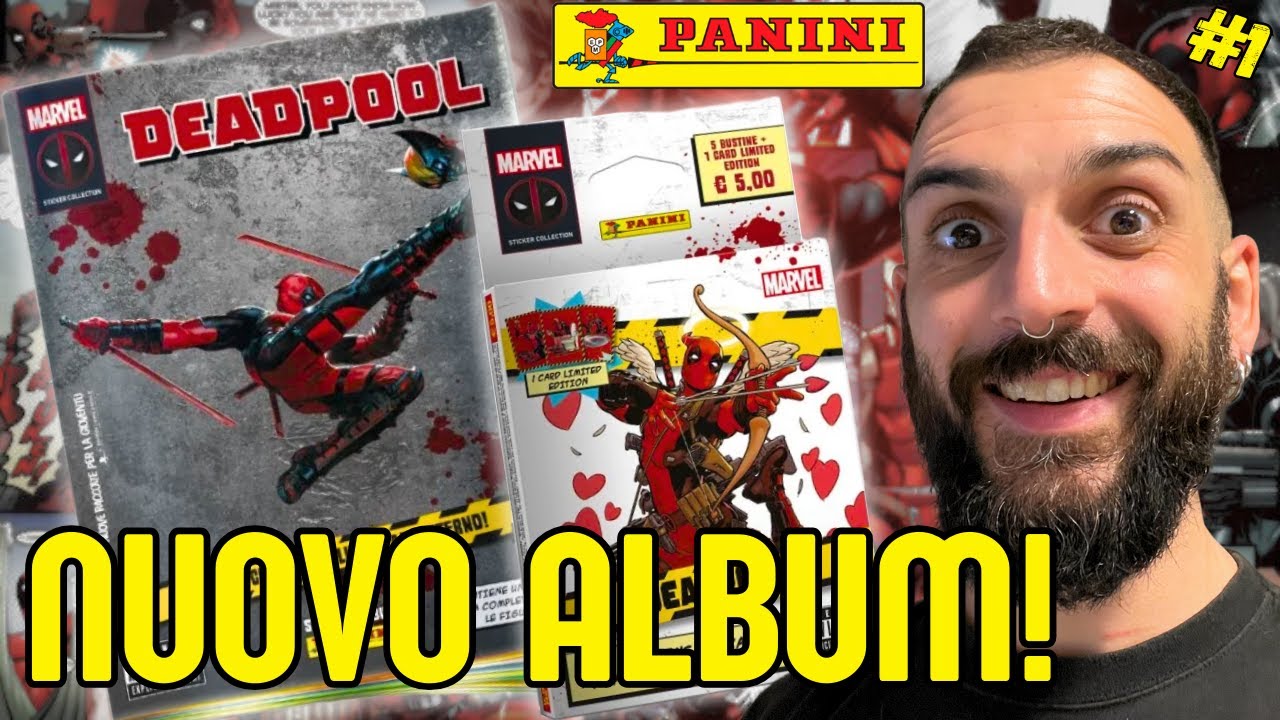 DEADPOOL STICKER ALBUM #1: Apriamo ALBUM ed ECOBLISTER della nuova collezione Panini!
