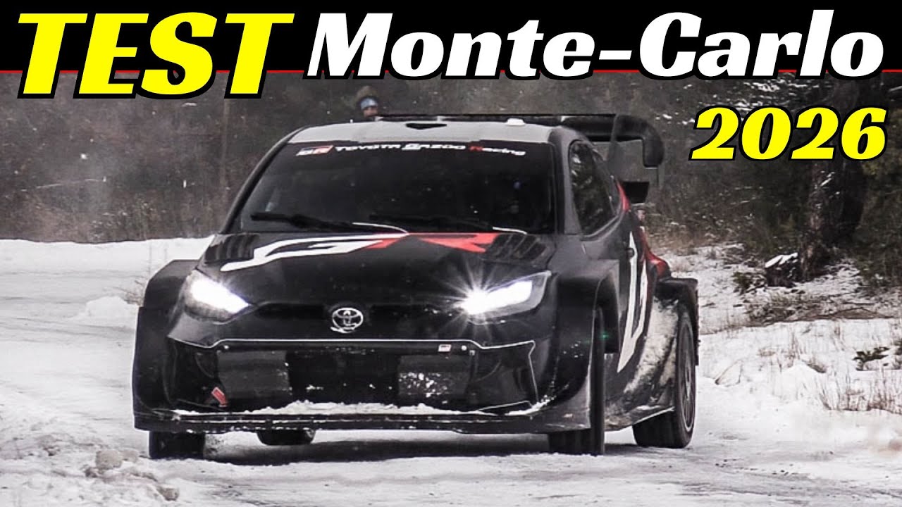 Test Pre WRC Rallye Monte-Carlo 2026, Sami Pajari/Marko Salminen, NO-HYBRID Toyota GR Yaris Rally1