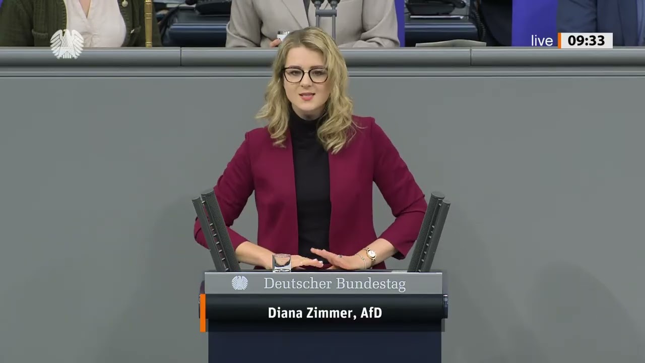 „Schluss mit Willkür! Diana Zimmer fordert knallhartes Leistungsprinzip im Bundestag!“