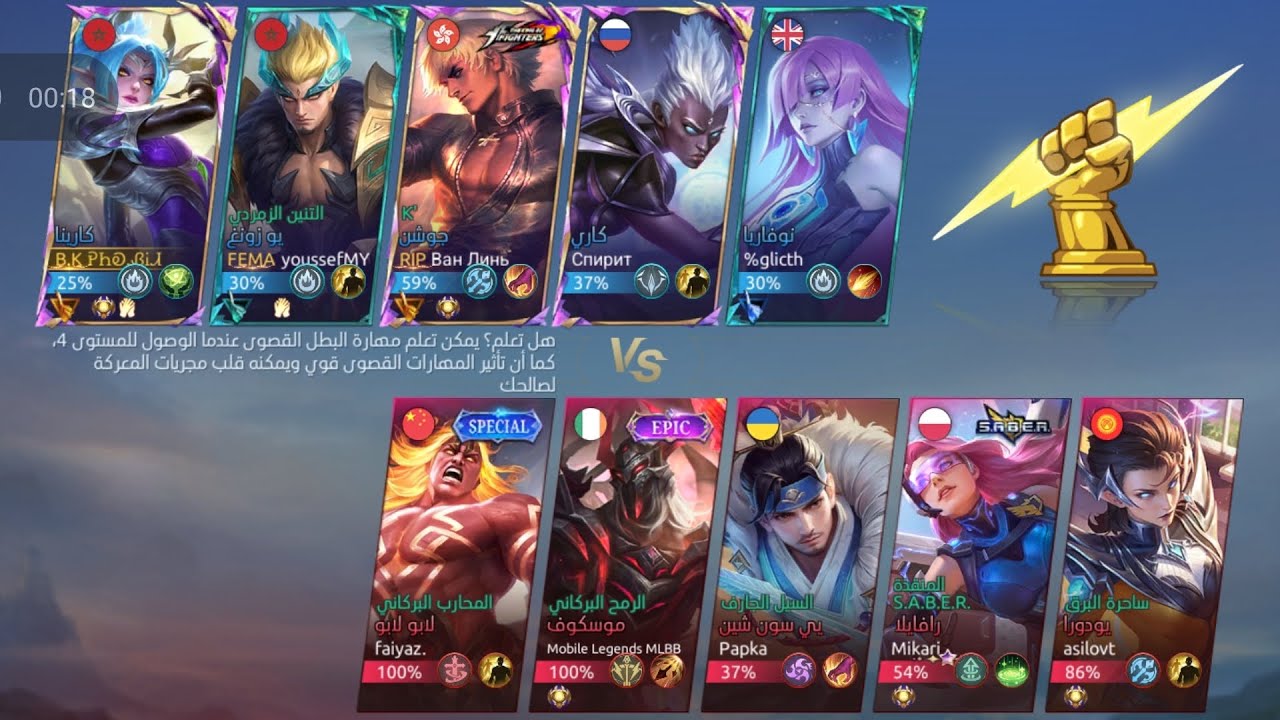 Play mobile legend mod acceleration, karina