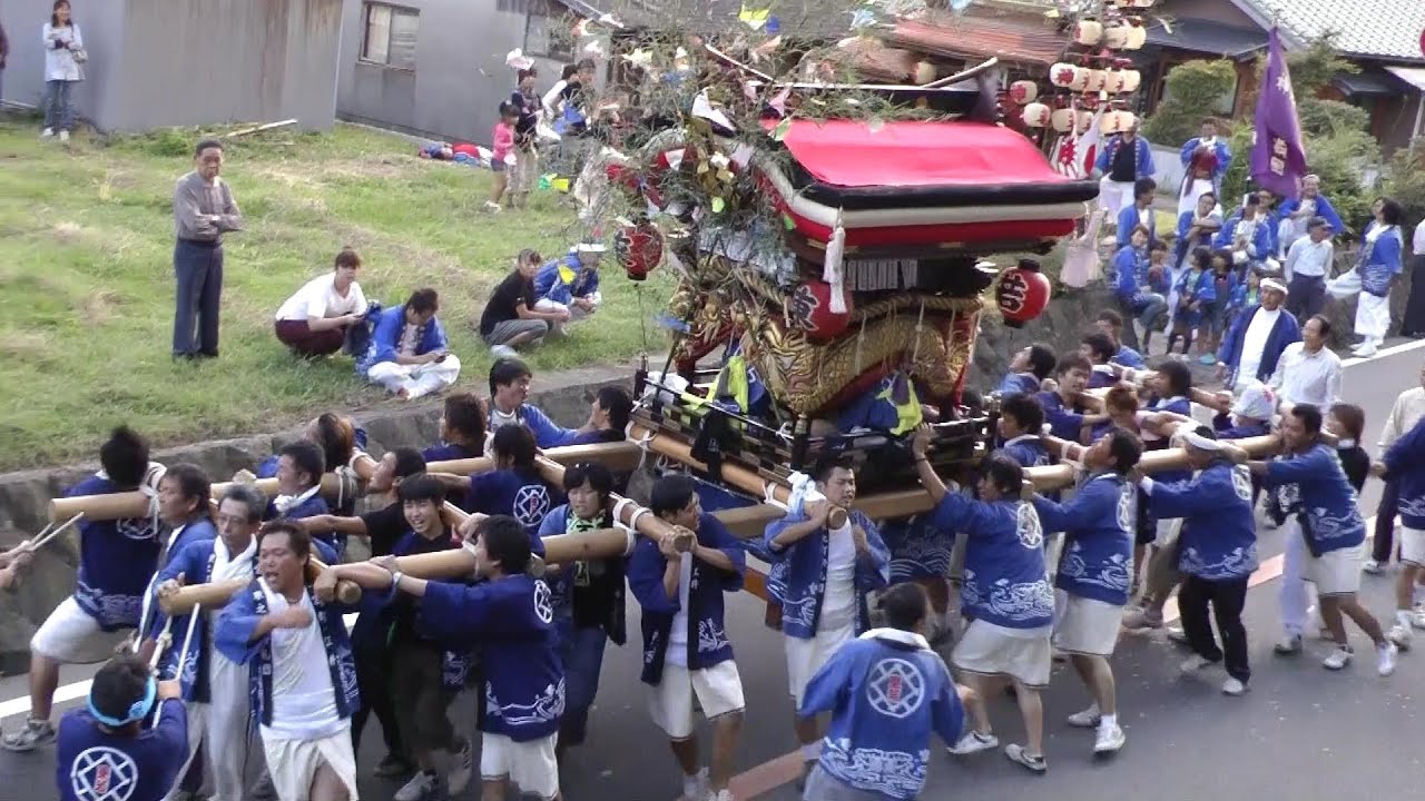 平成24年　淡路市 江井 平見神社秋祭り 東之町
