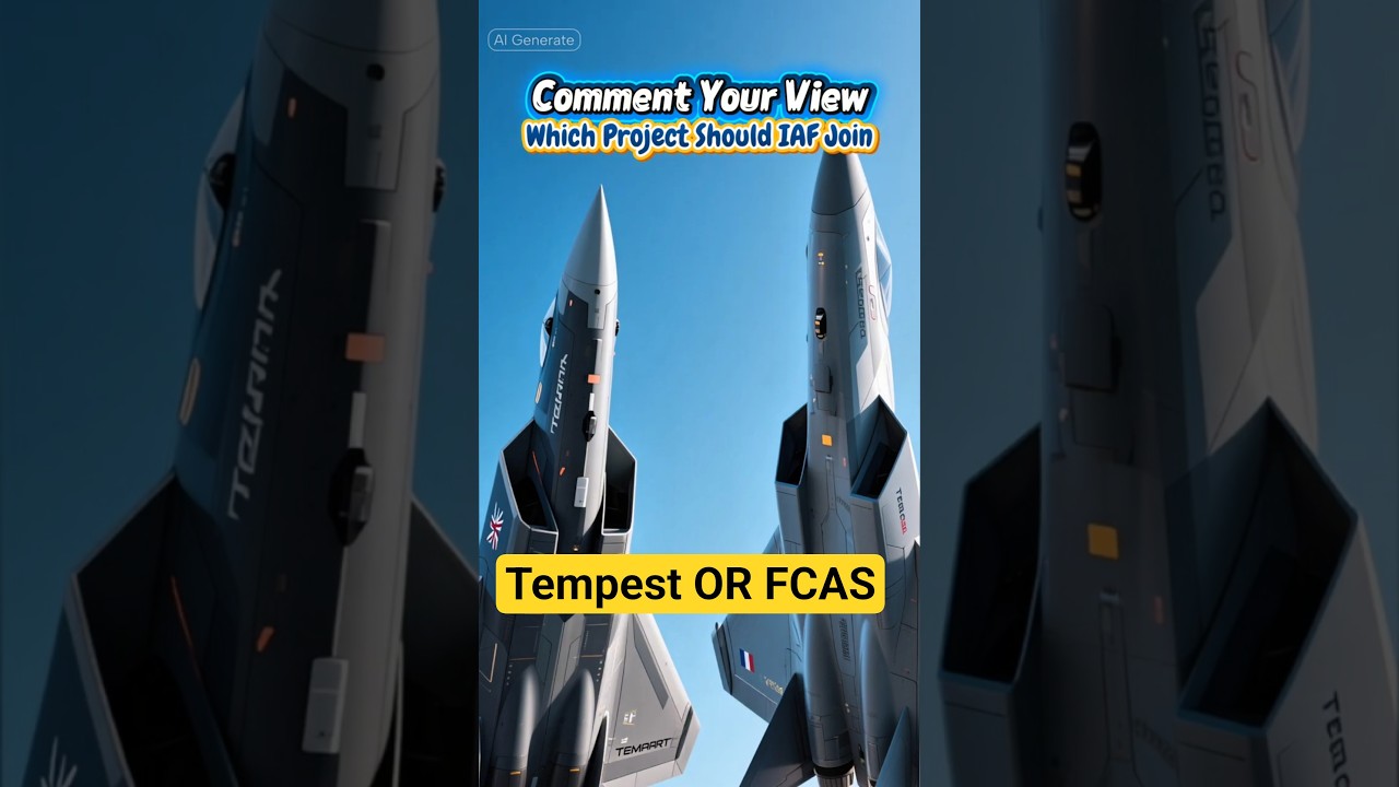 Tempest vs. FCAS: Which 6th Gen Giant Should India Join? #shorts #explore #iaf