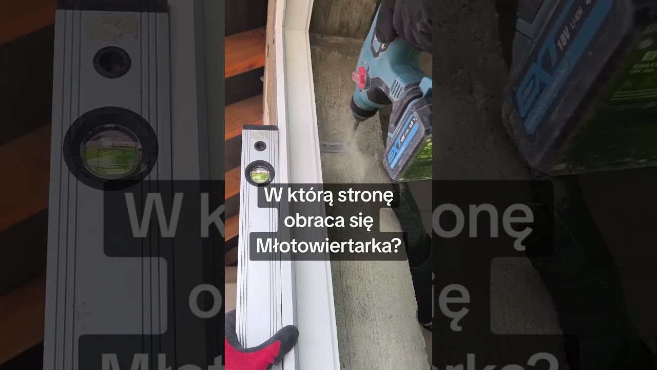 W kt&oacute;rą stronę obraca się Młotowiertarka? 👈👈👈🫣💪 #dach #naprawa #warszawa