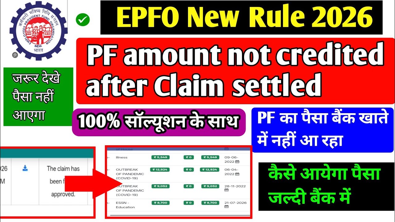 What to do if your PF money hasn't arrived | How the money arrived on the 28th after the claim wa...