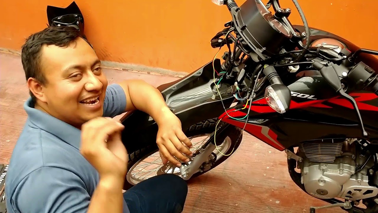 LE PONEMOS LUS DE LED ALA HONDA XR 150 PARTE 2 //TODA LA INSTALACION//PARA CUALQUIER MOTO HONDA