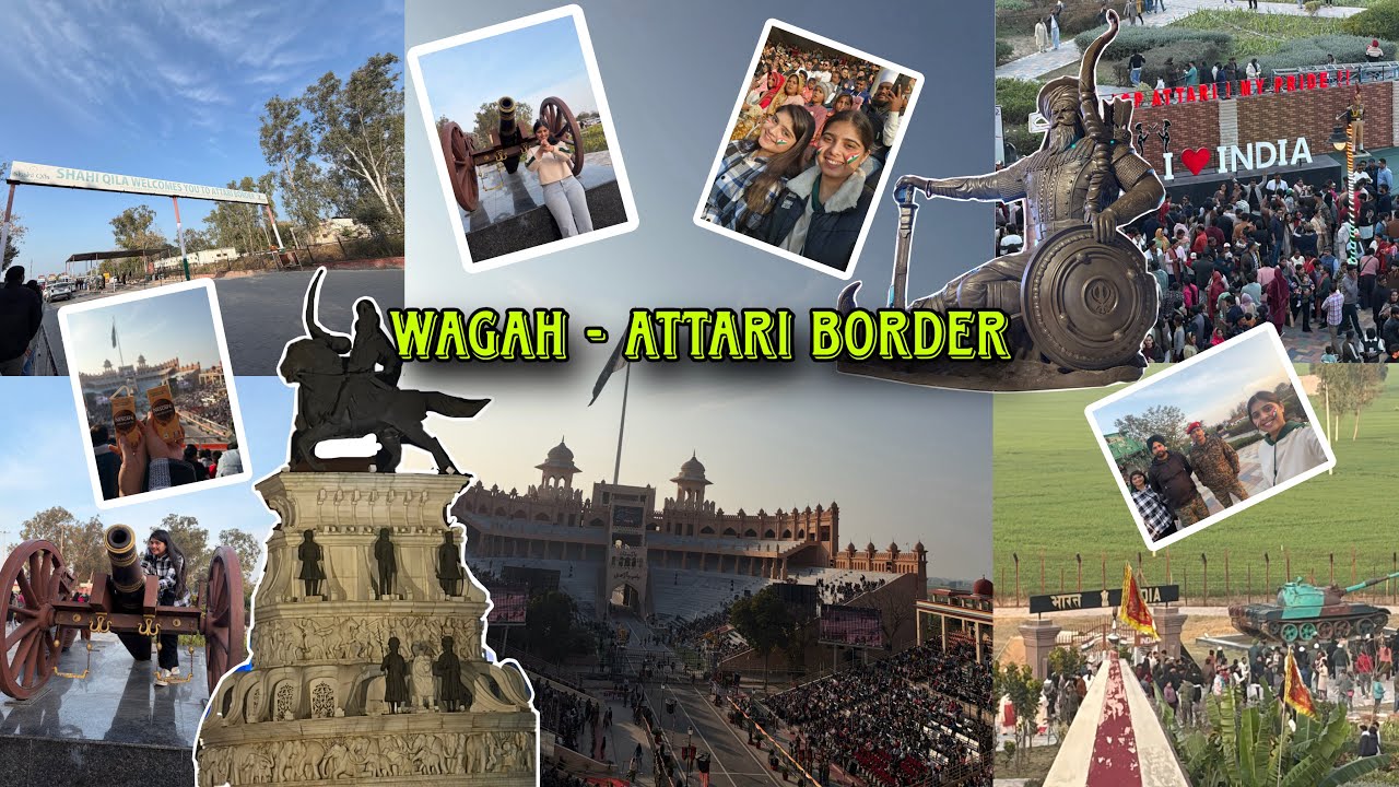 Amritsar series Ep:2 | Wagah-Attari Border | bharawan da dhaba | Full Vlog 