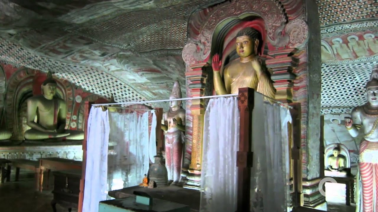 Sri Lanka: Dambulla Cave Temples (Video)