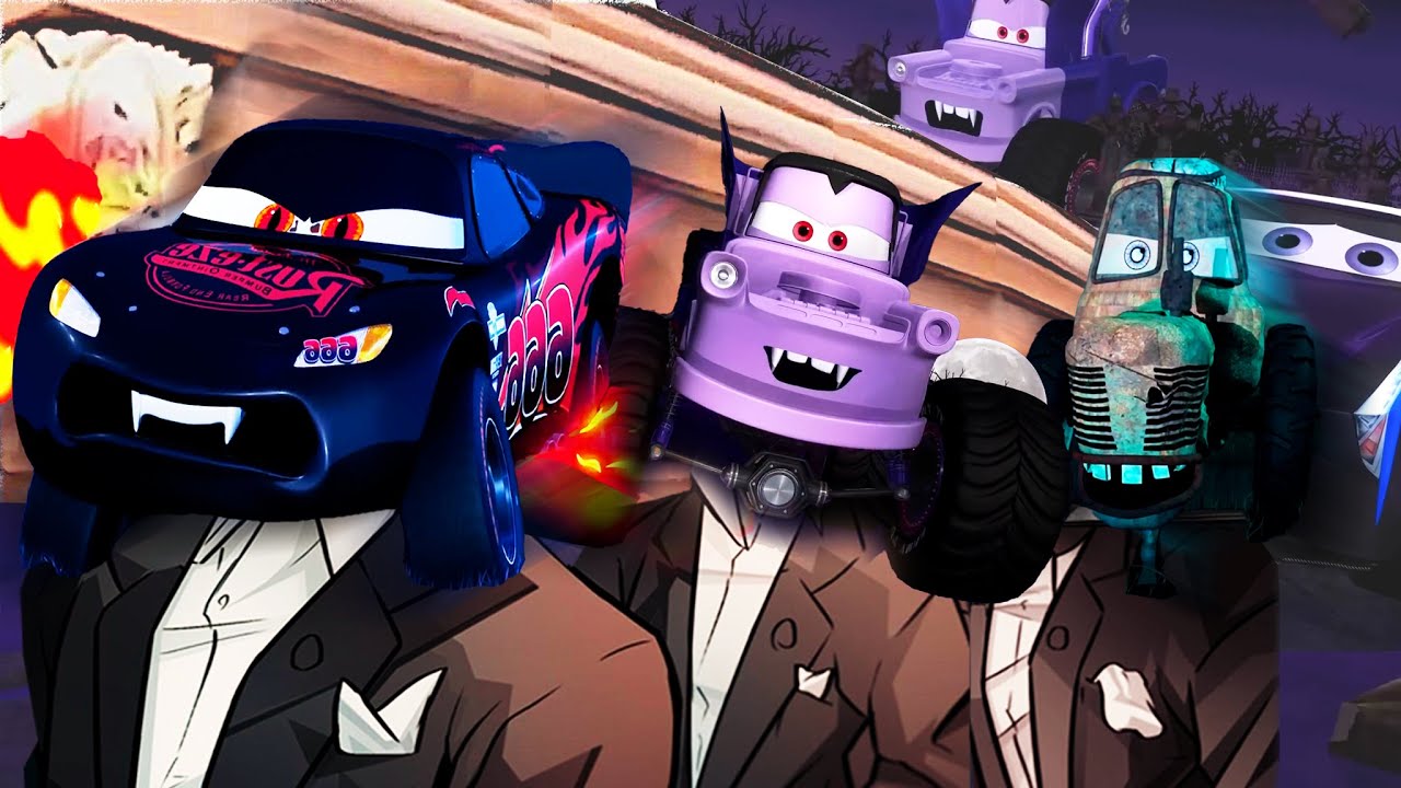 CARS 3 ⚡️ Evil McQueen + Dracula Mater - Coffin Dance Song (COVER)