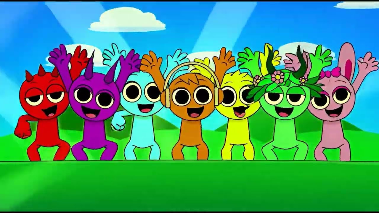 Sprunki Characters Suddenly Start Rapping  | Epic Sprunki Animation | When + Something Crazy Happens